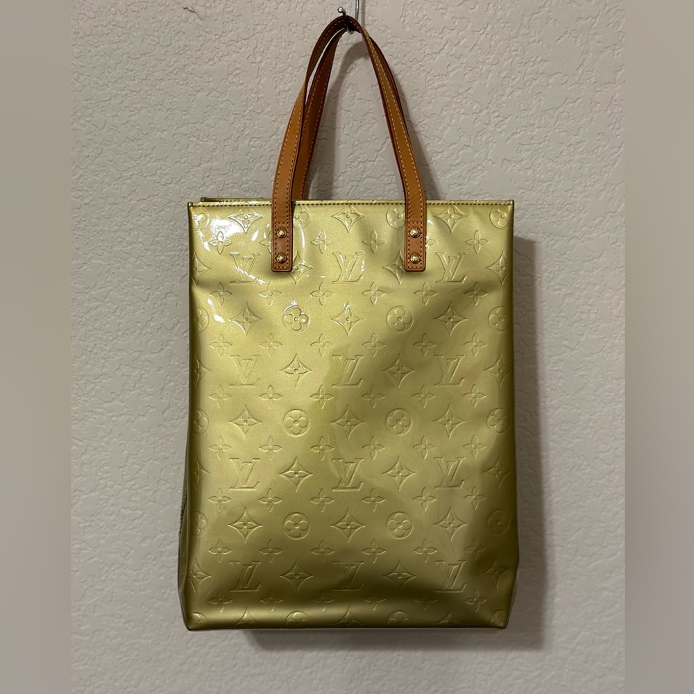 Vintage Louis Vuitton Vernis Light Green Tote